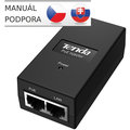 Tenda POE15F Fast Ethernet Power Injector, 15.4 W, 10/100Mb/s, 802.3af, 48 V, PD auto_1595792449