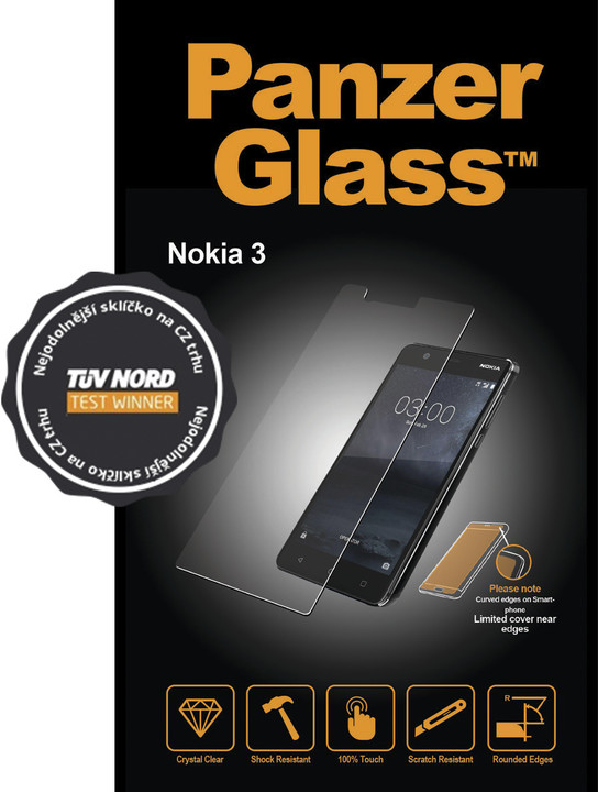PanzerGlass Standard pro Nokia 3, čiré_1446508326