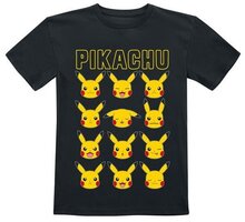 Tričko Pokémon: Pikachu Faces, dětské, (9-11 let)_1596627952