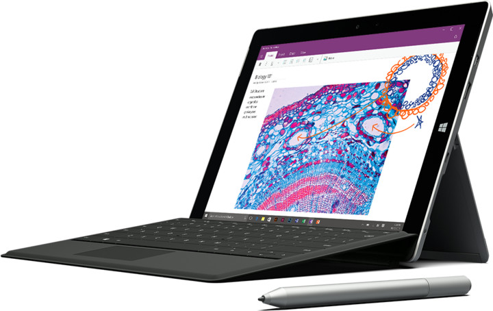Microsoft Surface 3 Type Cover, černá_1609004600