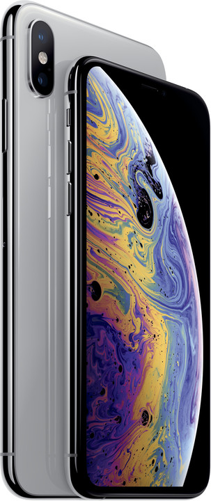 Apple iPhone Xs Max, 64GB, stříbrná