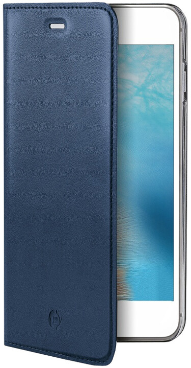 CELLY Air Pelle Pouzdro typu kniha pro Apple iPhone 7, pravá kůže, modré_600287768