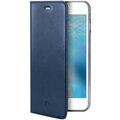 CELLY Air Pelle Pouzdro typu kniha pro Apple iPhone 7, pravá kůže, modré