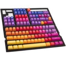 Ducky Afterglow SA, 108 kláves, ABS, modré/fialové/červené/žluté_1868575369
