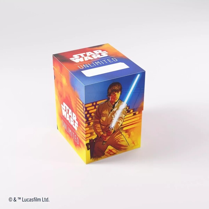 Krabička na karty Gamegenic - Star Wars: Unlimited Soft Crate, Luke/Vader_1698053718