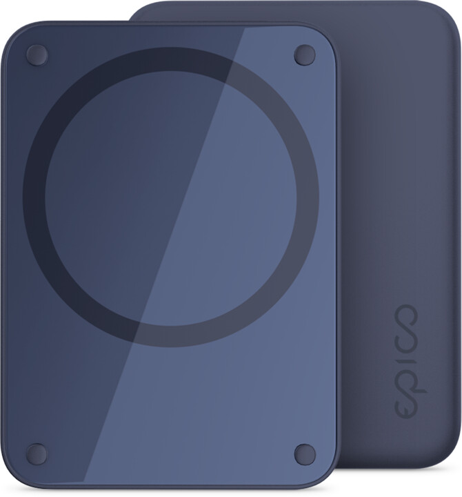 EPICO bezdrátová powerbanka kompatibilní s MagSafe, 4200mAh, modrá_1340060323