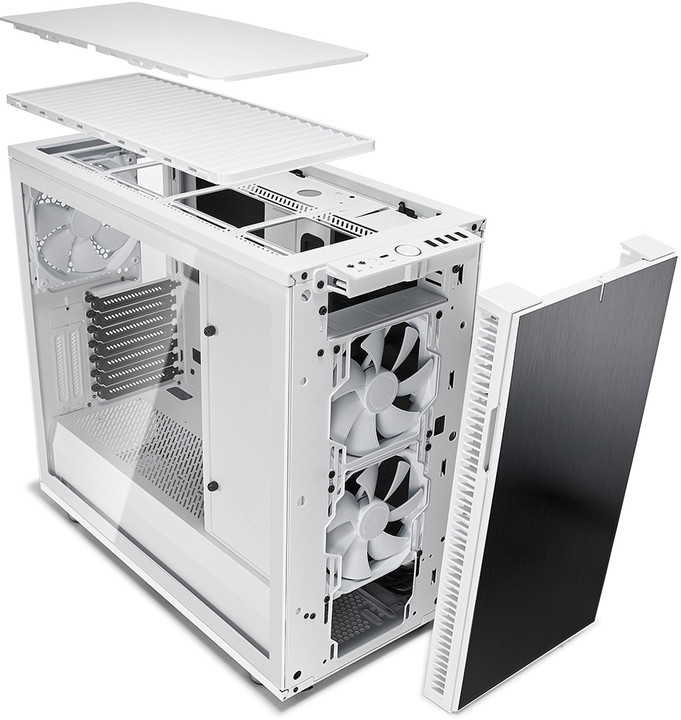 Fractal Design Define R6 USB-C Tempered glass, White_659241550