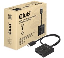 Club3D obousměrný switch / přepínač HDMI 2-1, 8K@60Hz, 4K@120Hz CSV-1384