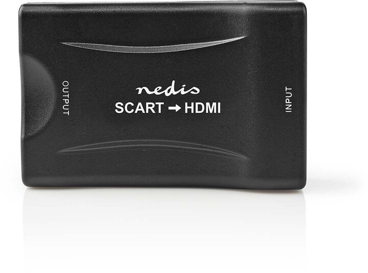 Nedis převodník SCART - HDMI (1 cestný), 1080p, černá_376564943