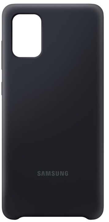 Samsung silikonový zadný kryt pro Samsung Galaxy A71, černá_2004710634