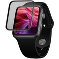 FIXED ochranné sklo pro Apple Watch 44mm s aplikátorem, lepení přes celý displej, černá_1826084526