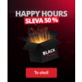 Happy hours s 50% férovými slevami okoření Black Friday