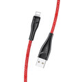 USAMS SJ397 U41 Braided datový kabel Lightning 3m, červená (EU Blister)_993938614