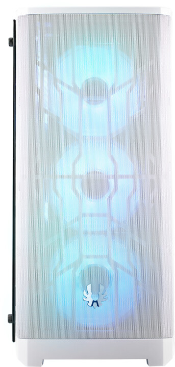 BITFENIX Nova Mesh TG A-RGB, Tempered Glass, bílá_1113393804