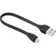 Trust Flat Lightning kabel 20 cm, černá