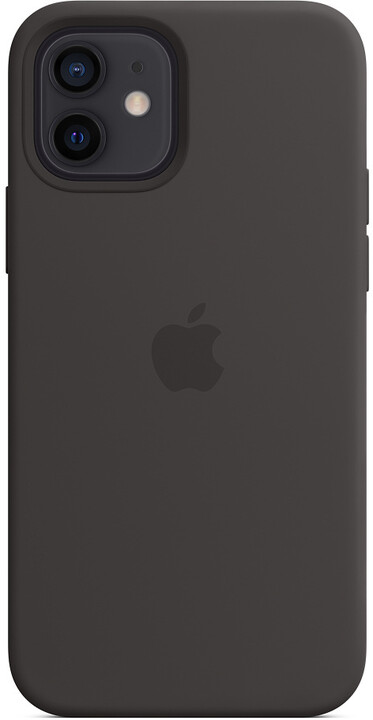 Apple silikonový kryt s MagSafe pro iPhone 12/12 Pro, černá_1838467256