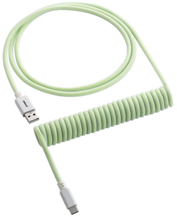 CableMod Classic Coiled Cable, USB-C/USB-A, 1,5m, Lime Sorbet_189103231