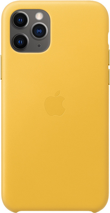 Apple kožený kryt na iPhone 11 Pro, hřejivě žlutá_537650415