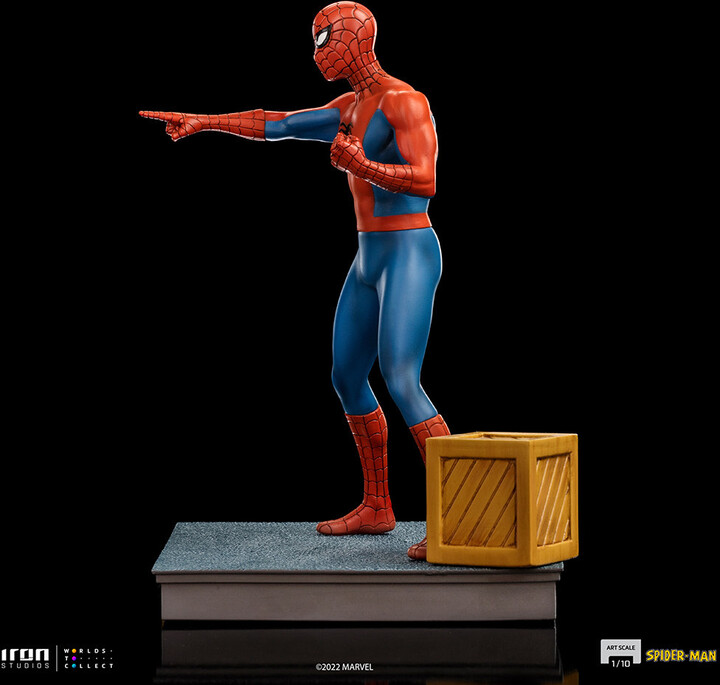Figurka Iron Studios Spider-Man &#39;60s Animated Series - Art Scale 1/10_549326016
