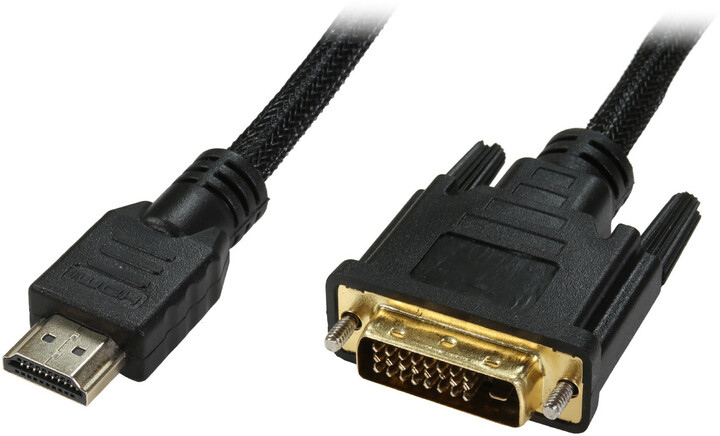 Evolveo DVI - HDMI kabel, 1,8m_1098150703