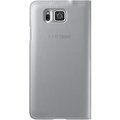 Samsung EF-FG850B flipové pouzdro pro Galaxy Alpha (SM-G850), stříbrná_1685029273
