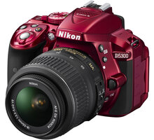 Nikon D5300 + 18-55 VR AF-P, červená_1770067629
