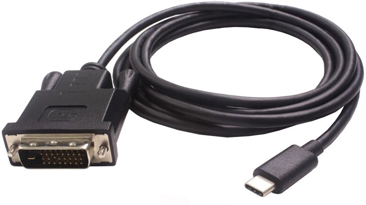 PremiumCord kabel USB3.1 na DVI, rozlišení 1920x1080 při 60Hz,délka 1,8m