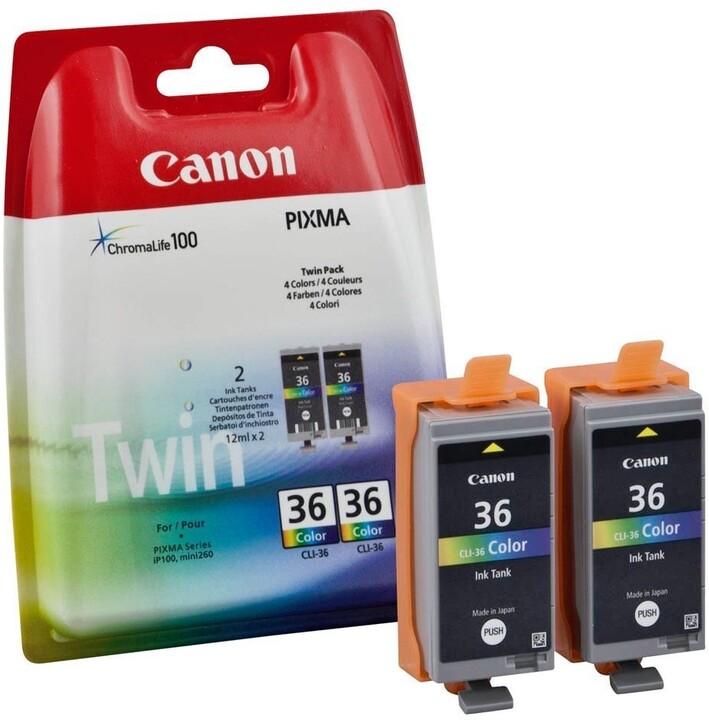 Canon CLI-36 color 2pack, barevná_506800064