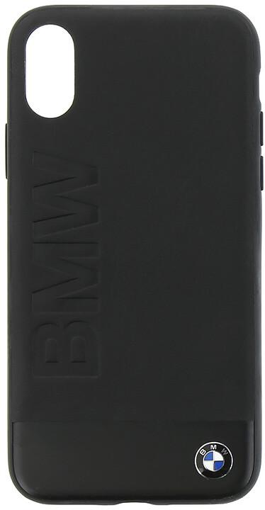 BMW S &amp; Blast Soft zadní kryt pro iPhone X, černý_1165412229