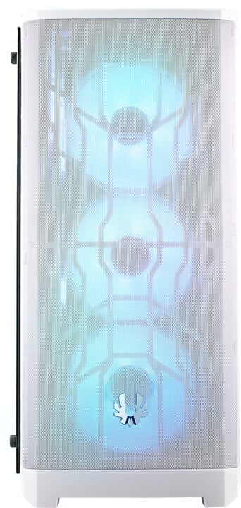 BITFENIX Nova Mesh TG, Tempered Glass, bílá_1587620546