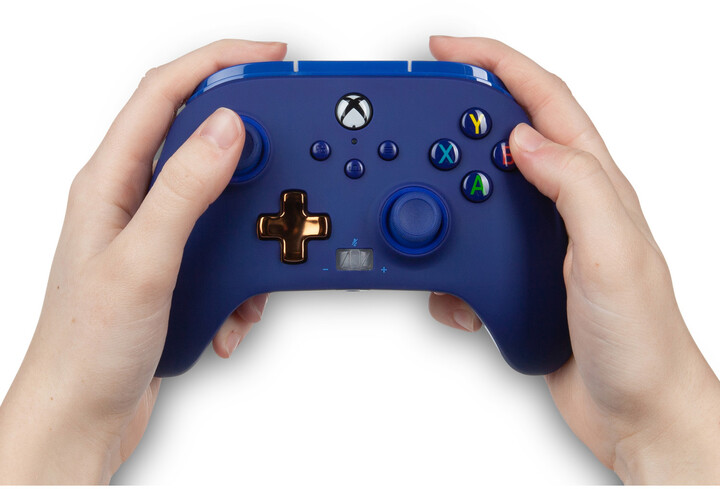 PowerA Enhanced Wired Controller, Midnight Blue (PC, Xbox Series, Xbox ONE)_841594493
