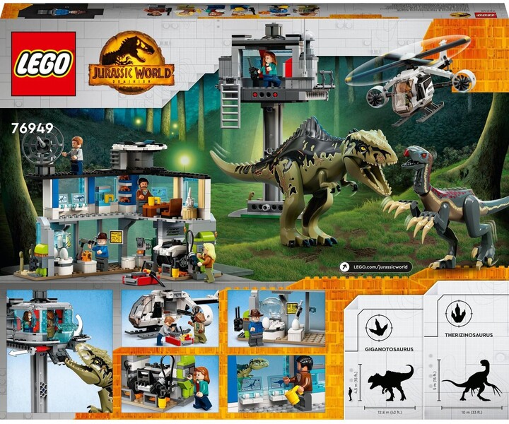 LEGO® Jurassic World 76949 Útok giganotosaura a therizinosaura_381037281