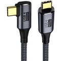 PremiumCord zahnutý kabel USB4™ Gen 3x2 40Gbps 8K@60Hz 240W Thunderbolt 3, 1,2m_2064205328