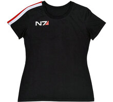 Tričko Mass Effect - N7 Stripe Logo, dámské (L) 00840316400558