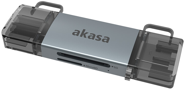 Akasa čtečka karet AK-CR-12, externí, 2-In-1 USB 3.2_1419568487