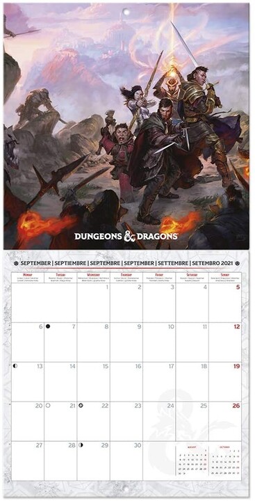Kalendář 2021 - Dungeons &amp; Dragons_106648889