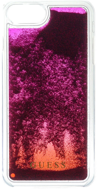 Guess Liquid Glitter Hard Pink Degrade pouzdro pro iPhone 7 Plus_212677754