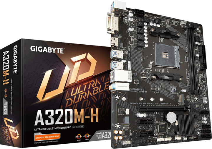 GIGABYTE A320M-H (rev2.0) - AMD A320