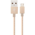 MicroUSB Cable 1m, Gold