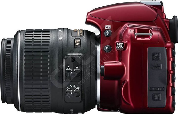 Nikon D3100 RED + objektivy 18-55 AF-S DX VR a 55-200 AF-S VR_462773733