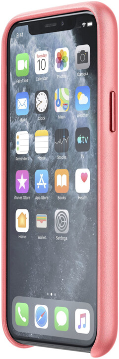CellularLine ochranný kryt Elite pro Apple iPhone 11 Pro Max, PU kůže, oranžová_475975994