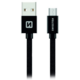 SWISSTEN datový kabel USB-A - micro USB, opletený, 2m, černá_1320202354