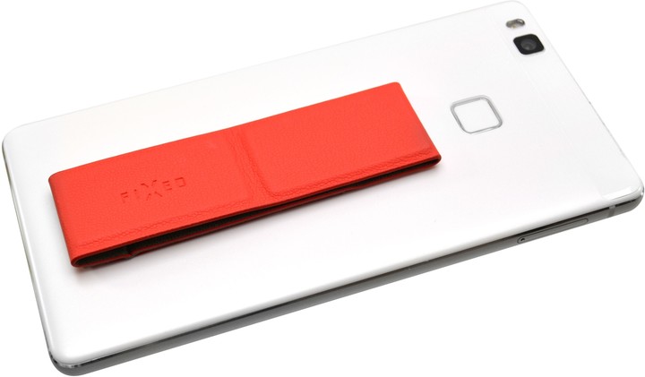 FIXED Nalepovací poutko Foldy pro mobilní telefony se stojánkem, červené_1604906304