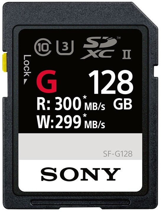 Sony SDXC SF-G 128GB UHS II U3_1975260264