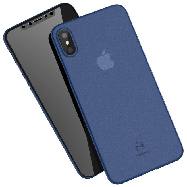 Mcdodo tenký zadní kryt pro Apple iPhone X/XS, čiro-modrá_844896510