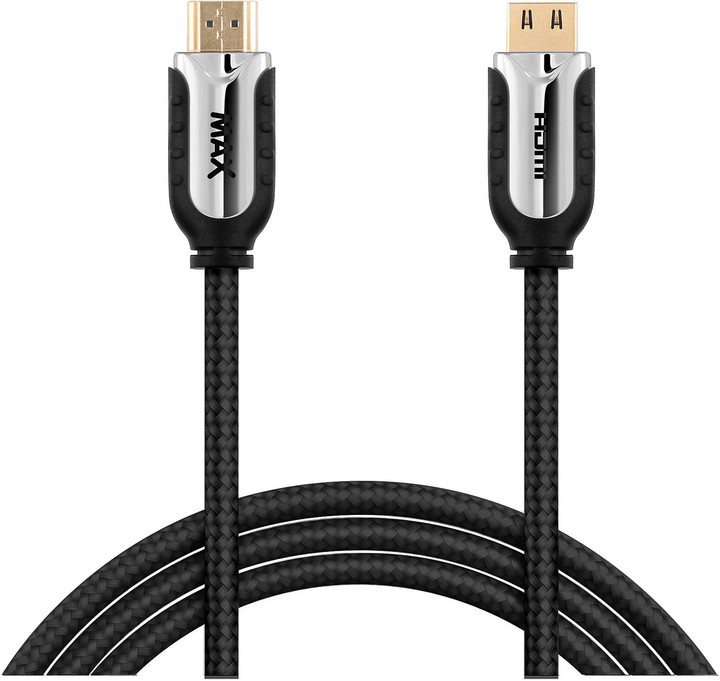 MAX MHC41001B kabel HDMI 2.0b 10m, černá_2007571655