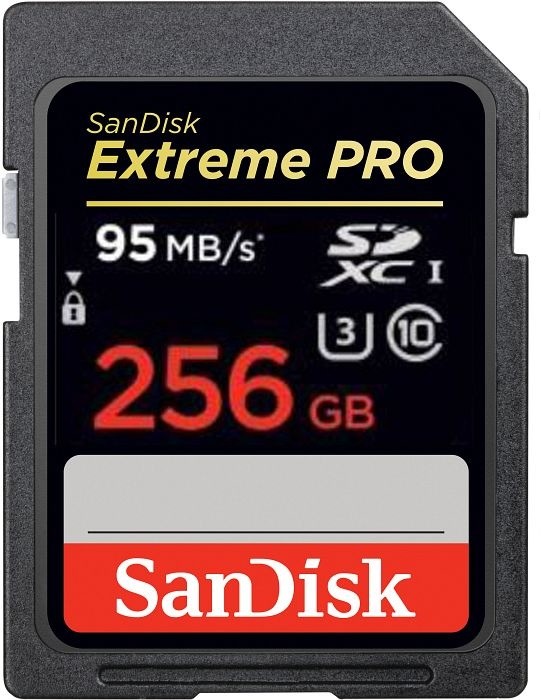 SanDisk SDXC Extreme Pro 256GB 95MB/s UHS-I U3_439315004