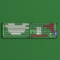 Akko Matcha Red Bean, 158 kláves, ASA, zelená/bílá/červená_992687694