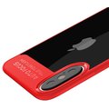 Mcdodo bumper zadní kryt pro Apple iPhone X/XS, červeno-čirá_860097593