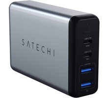 Satechi cestovní nabíječka, MultiPort USB-C, PD, QC 3.0, 108W, šedá ST-TC108WM